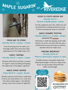 riveredge maple sugar events